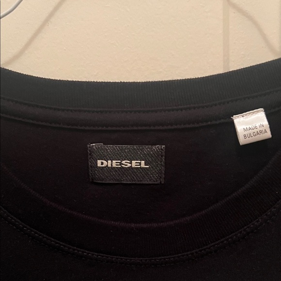 Diesel Black T-Shirt with Bold Graphic - Picture 2 of 5